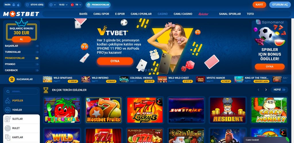 Mostbet ilovalarining imkoniyatlari